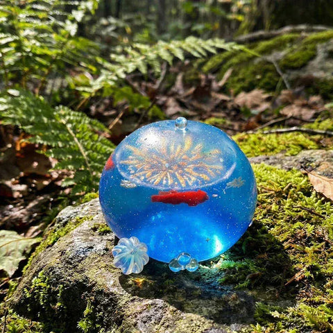 Pawtoto Goldfish: Midnight Spark Series Squishy Toy Handmade Food Grade Silicon Creamy Clay Feel Soft Quick Rebound