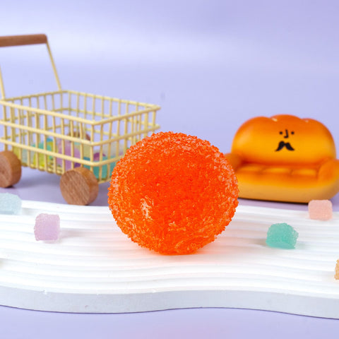 Pawtoto Crystal Mochi Ball Squishy Toy Handmade TPR Soft