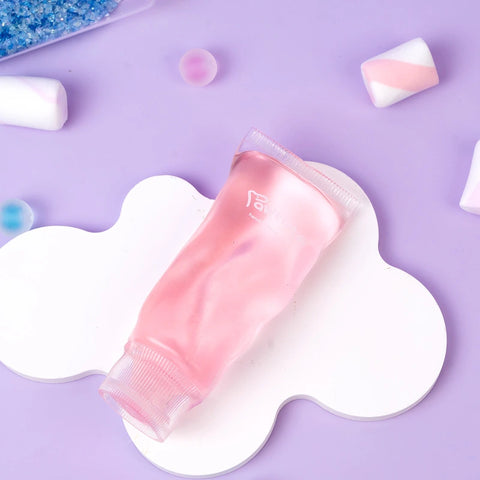 Pawtoto 야광 빙산 스퀴시 장난감 수제 식품 등급 실리콘 크리미 클레이 느낌 부드럽고 빠른 반동