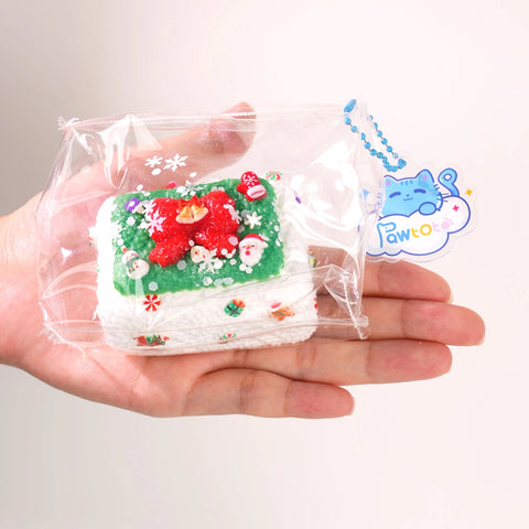 Pawtoto Snowy Winter Brick Stress Relief Toys Squishy Stressball