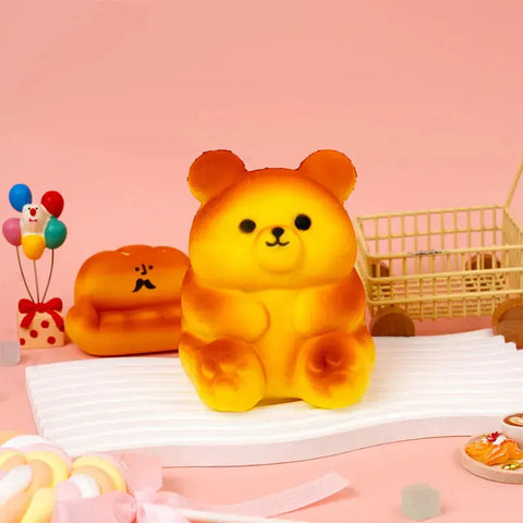 PawToto 조이풀 PU 스퀴시 시리즈 수제 식품용 PU 폼 크리미 소프트 질감 느린 반동 스트레스 해소 장난감