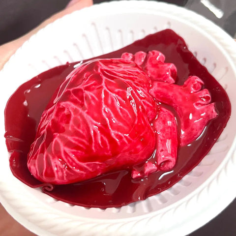 Pawtoto Realistic Silicone Heart Squishy Toy Food Grade Silicon Clay Feel Very Soft Slow Rebound