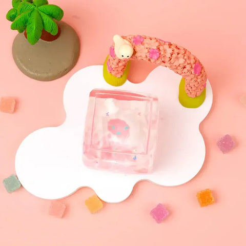 Pawtoto Glow-in-the-Dark Iceberg Squishy Toy Handmade Food Grade Silicon Creamy Clay Feel Soft Quick Rebound