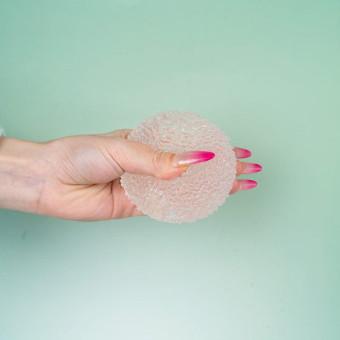 Pawtoto Crystal Mochi Ball Squishy Toy Handmade TPR Soft