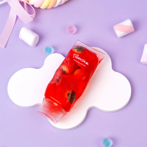 Pawtoto 야광 빙산 스퀴시 장난감 수제 식품 등급 실리콘 크리미 클레이 느낌 부드럽고 빠른 반동