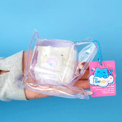 Pawtoto Glow-in-the-Dark Iceberg Squishy Toy Handmade Food Grade Silicon Creamy Clay Feel Soft Quick Rebound