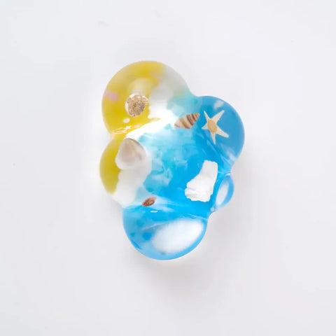 Pawtoto Beach Bliss Squishy Toy Handmade Food Grade Silicon Water Feel Firm Medium Rebound