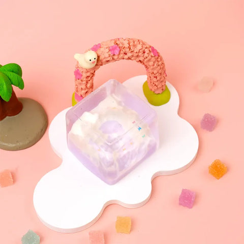 Pawtoto Glow-in-the-Dark Iceberg Squishy Toy Handmade Food Grade Silicon Creamy Clay Feel Soft Quick Rebound