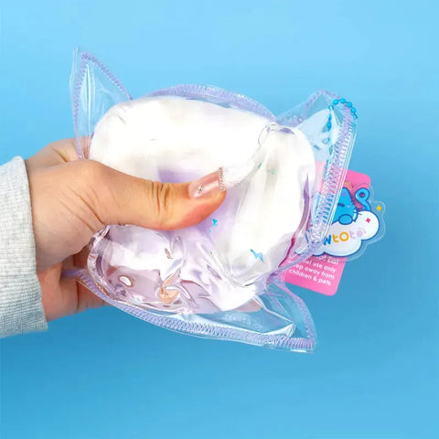 Pawtoto Glow-in-the-Dark Iceberg Squishy Toy Handmade Food Grade Silicon Creamy Clay Feel Soft Quick Rebound