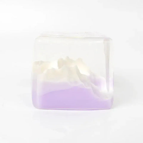 Pawtoto Glow-in-the-Dark Iceberg Squishy Toy Handmade Food Grade Silicon Creamy Clay Feel Soft Quick Rebound