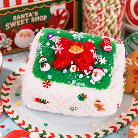 Pawtoto Snowy Winter Brick Stress Relief Toys Squishy Stressball