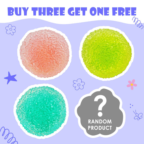 Pawtoto Crystal Mochi Ball Squishy Toy Handmade TPR Soft