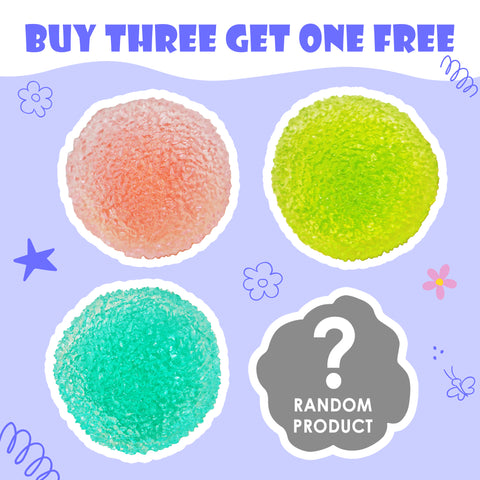 Pawtoto Grape Beads Pink-Handcrafted Grape Bead Sensory Squeeze Ball Squishy Toy Handmade