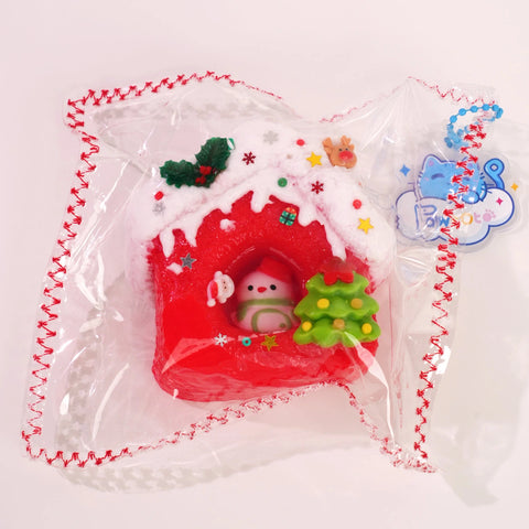Pawtoto Winter Snowman House Series Stress Relief Toys Squishy Stressball