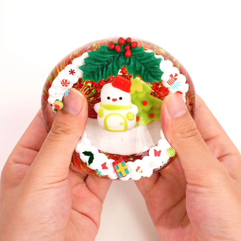 Pawtoto Winter Snowman Clear Wreath Stress Relief Toys Squishy Stressball