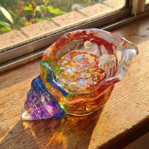 Pawtoto Clear Seashell Squishy Toy Handmade Food Grade Silicon Water Feel Medium Firm Quick Rebound