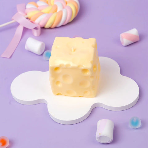 Pawtoto Big Cheese Squishy Toy Handmade Food Grade Silicon Creamy Clay Feel Soft Quick Rebound