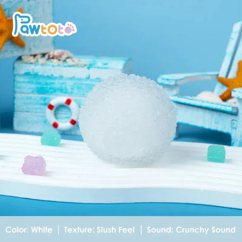 Pawtoto Crystal Mochi Ball Squishy Toy Handmade TPR Soft