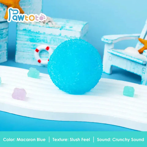 Pawtoto Crystal Mochi Ball Squishy Toy Handmade TPR Soft