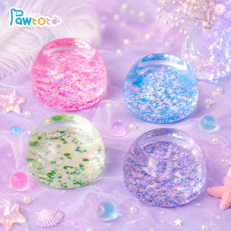 Pawtoto Aurora Mochi Squishy Toy Handmade Food Grade Silicon Creamy Clay Feel Soft Quick Rebound