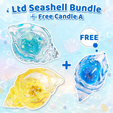 Pawtoto Clear Seashell Squishy Toy Handmade Food Grade Silicon Water Feel Medium Firm Quick Rebound