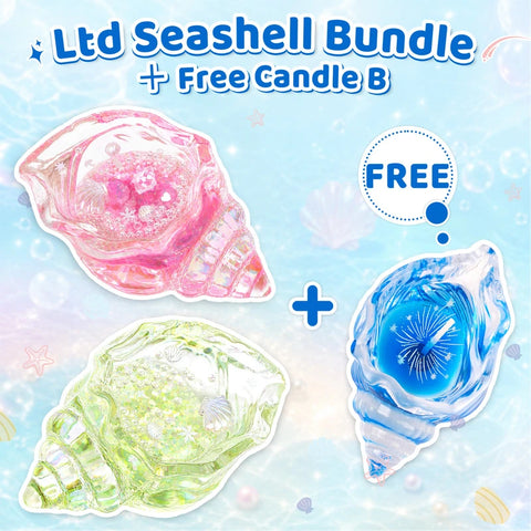 Pawtoto Clear Seashell Squishy Toy Handmade Food Grade Silicon Water Feel Medium Firm Quick Rebound