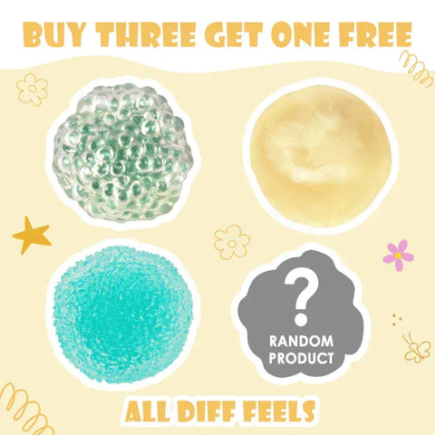 Pawtoto Soft Stretchy Squishy Ball – Handmade Fidget & Sensory Toy Collection