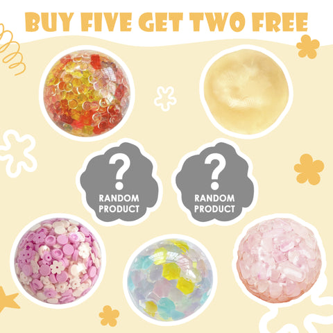 Pawtoto Grape Beads Pink-Handcrafted Grape Bead Sensory Squeeze Ball Squishy Toy Handmade