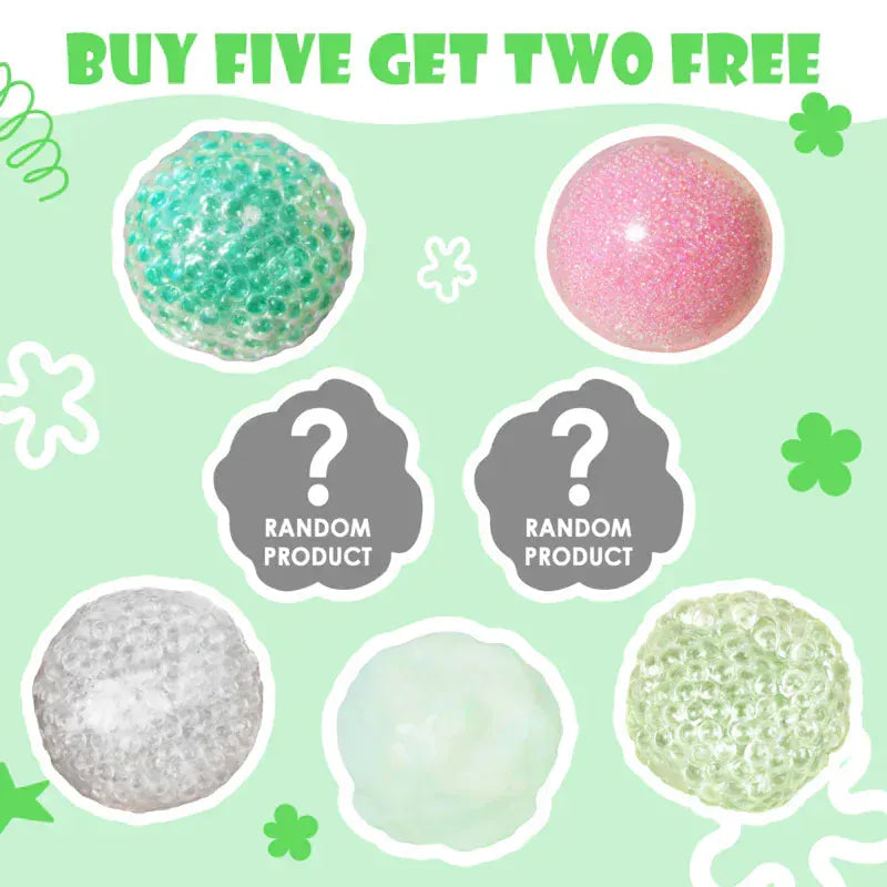 Pawtoto Handmade Sensory Squishy Ball – Stress Relief Squeeze Toy
