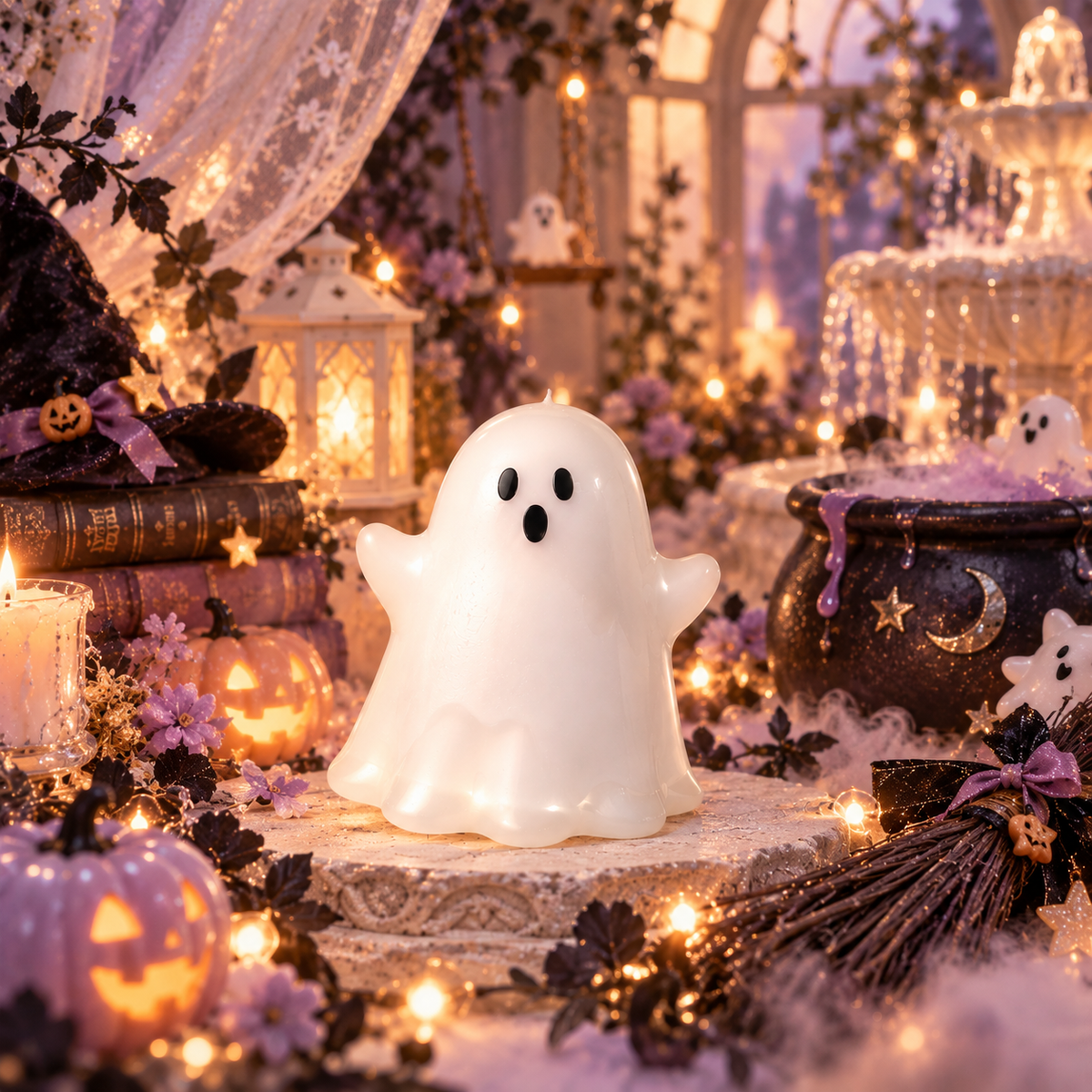 Pawtoto Halloween Mr. Ghost(Chatty Version) Stress Relief Toys Squishy Stressball