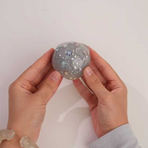 Pawtoto Crispy Ball: Starry Metallic Stress Relief Toys Squishy Stressball