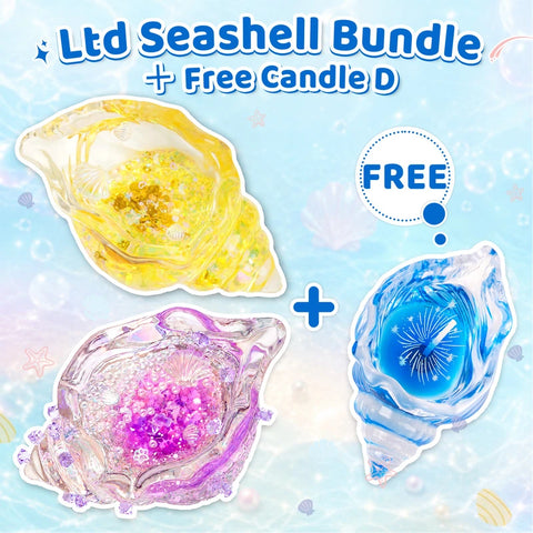 Pawtoto Clear Seashell Squishy Toy Handmade Food Grade Silicon Water Feel Medium Firm Quick Rebound