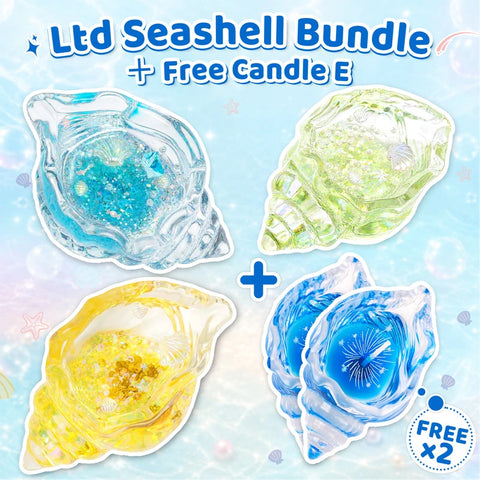 Pawtoto Clear Seashell Squishy Toy Handmade Food Grade Silicon Water Feel Medium Firm Quick Rebound