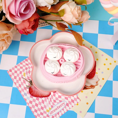 Pawtoto A Basket of Bao Squishy Toy Handmade Food Grade Silicon