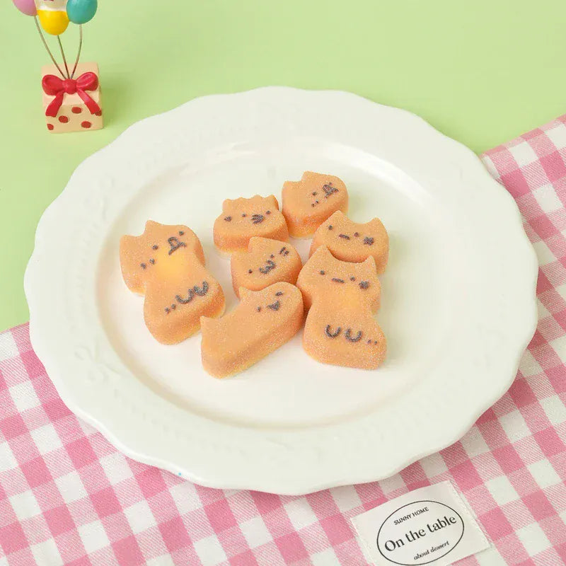 Pawtoto Kitty Mochi Bites Squishy Toy – Handmade Sensory Stress Relief Ball