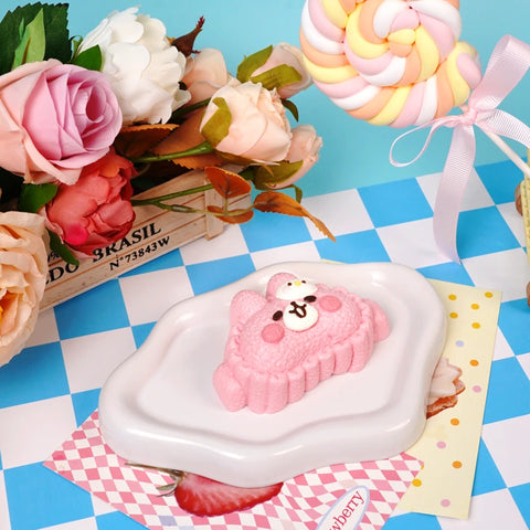 Pawtoto Adorable Bunny Eye Mask Squishy Toy Handmade Food Grade Silicon