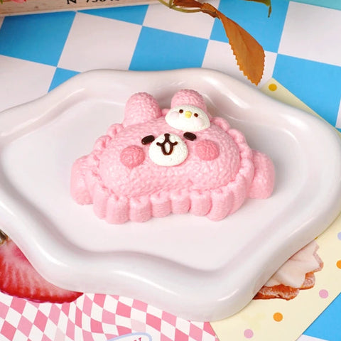 Pawtoto Adorable Bunny Eye Mask Squishy Toy Handmade Food Grade Silicon