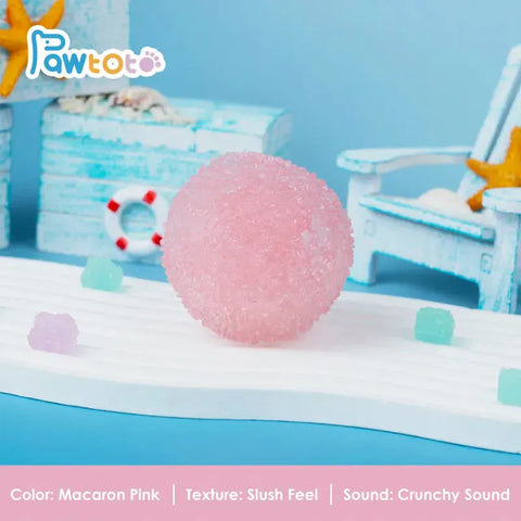 Pawtoto Crystal Mochi Ball Squishy Toy Handmade TPR Soft