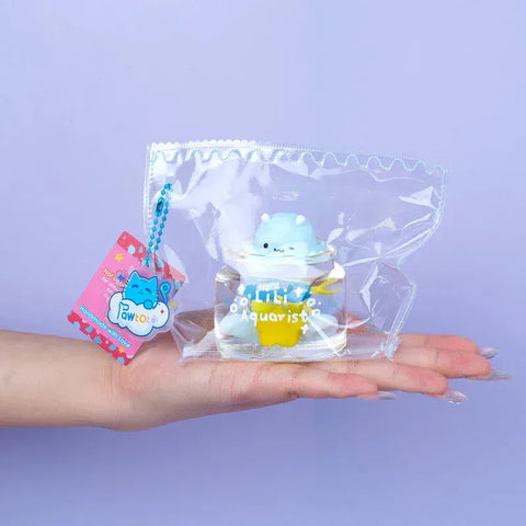 Pawtoto Aquarium Keeper Clear Squishy Toy Handmade Food Grade Silicon Creamy Clay Feel Soft Quick Rebound
