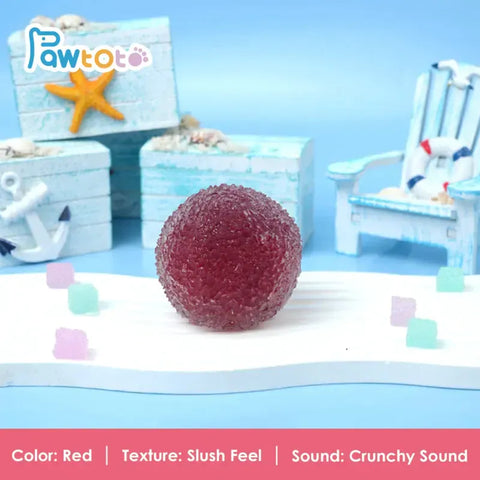 Pawtoto Crystal Mochi Ball Squishy Toy Handmade TPR Soft