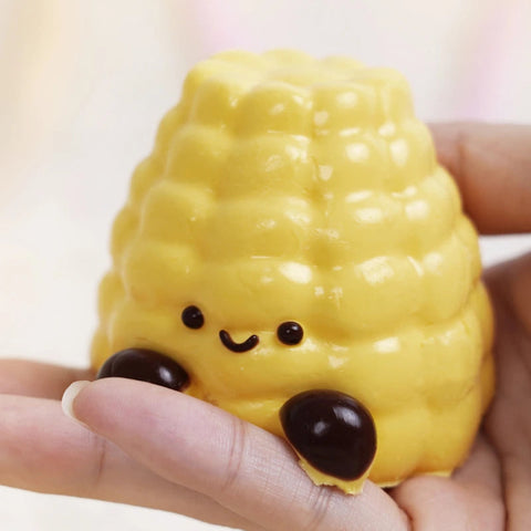 Pawtoto Baby Corn Squishy Toy Handmade Food Grade Silicon Clay Feel Very Soft Slow Rebound
