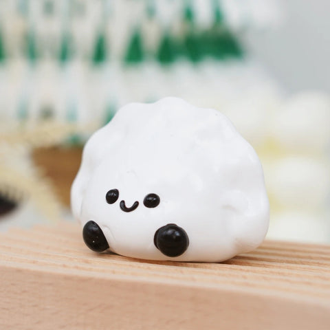 Pawtoto Baby Dumpling Squishy Toy Handmade Food Grade Silicon Dry Clay Feel Soft Slow Rebound