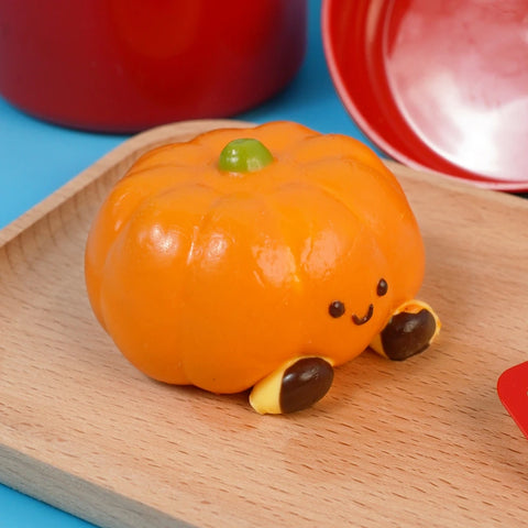 Pawtoto Baby Pumpkin Squishy Toy Handmade Clay Feel Very Soft Slow Rebound