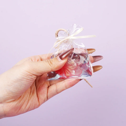 Pawtoto Bag of Golden Fish Red Squishy Toy Handmade Food Grade Silicon Watery Feel Firm Soft Quick Rebound