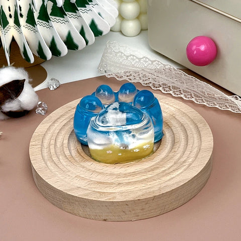 Pawtoto Beach Bliss Squishy Toy Handmade Food Grade Silicon Water Feel Firm Medium Rebound