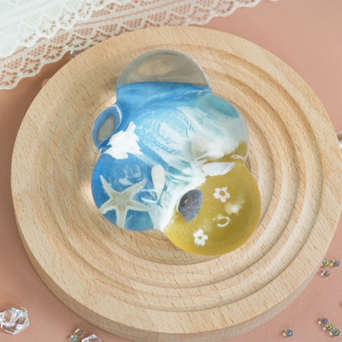 Pawtoto Beach Bliss Squishy Toy Handmade Food Grade Silicon Water Feel Firm Medium Rebound