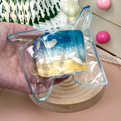 Pawtoto Beach Bliss Squishy Toy Handmade Food Grade Silicon Water Feel Firm Medium Rebound