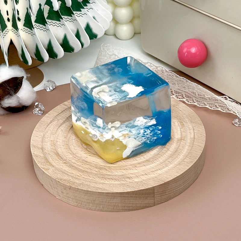 Pawtoto Beach Bliss Squishy Toy Handmade Food Grade Silicon Water Feel Firm Medium Rebound
