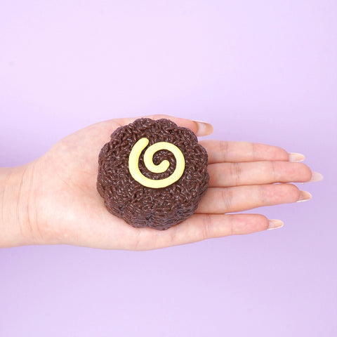 Pawtoto  Fish-Shaped Onigiri Squishy Toy Handmade Food Grade Silicon Creamy Clay Feel Soft Quick Rebound