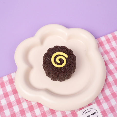 Pawtoto  Fish-Shaped Onigiri Squishy Toy Handmade Food Grade Silicon Creamy Clay Feel Soft Quick Rebound